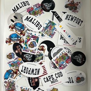 Set of 20 brandy stickers